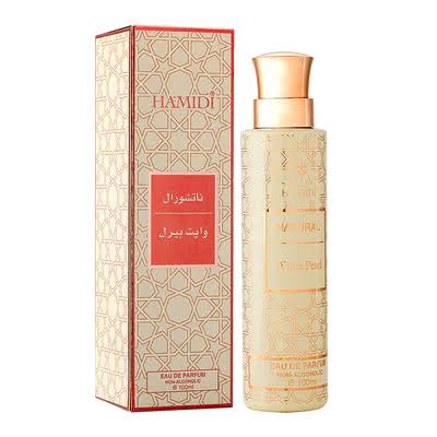 white pearl non alcoholic perfume 100 ml - natural collection by hamidi
