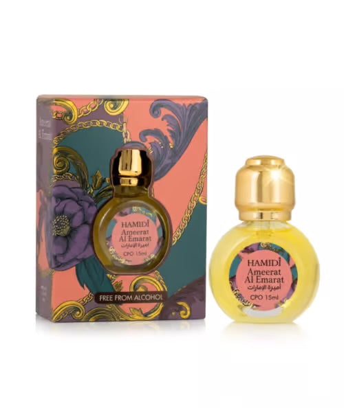عطر أميرة الإمارات الزيتي المركز من حامدي 15ملي