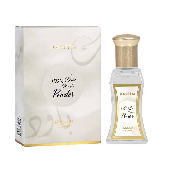 powder oil fragrance roll on 24 ml - by naseem