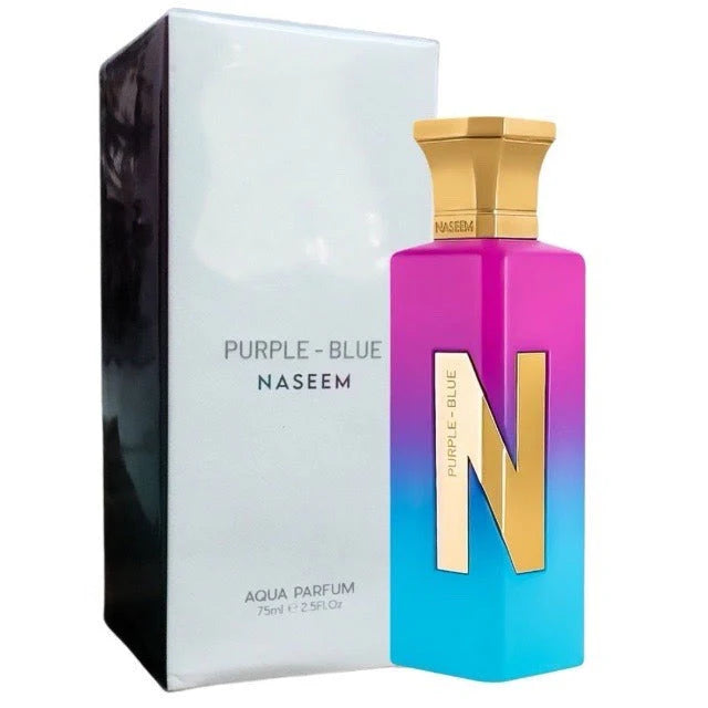 purple blue non alcoholic perfume 75 ml - n series collection by naseem