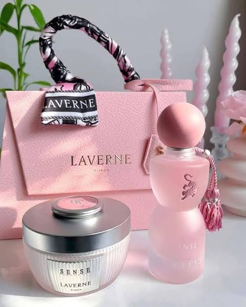 مجموعة سينس من لافيرن – اختيار جورجينا | عطر + شنطة + باودر Sense Collection – LAVERNE Perfume – To Be Different