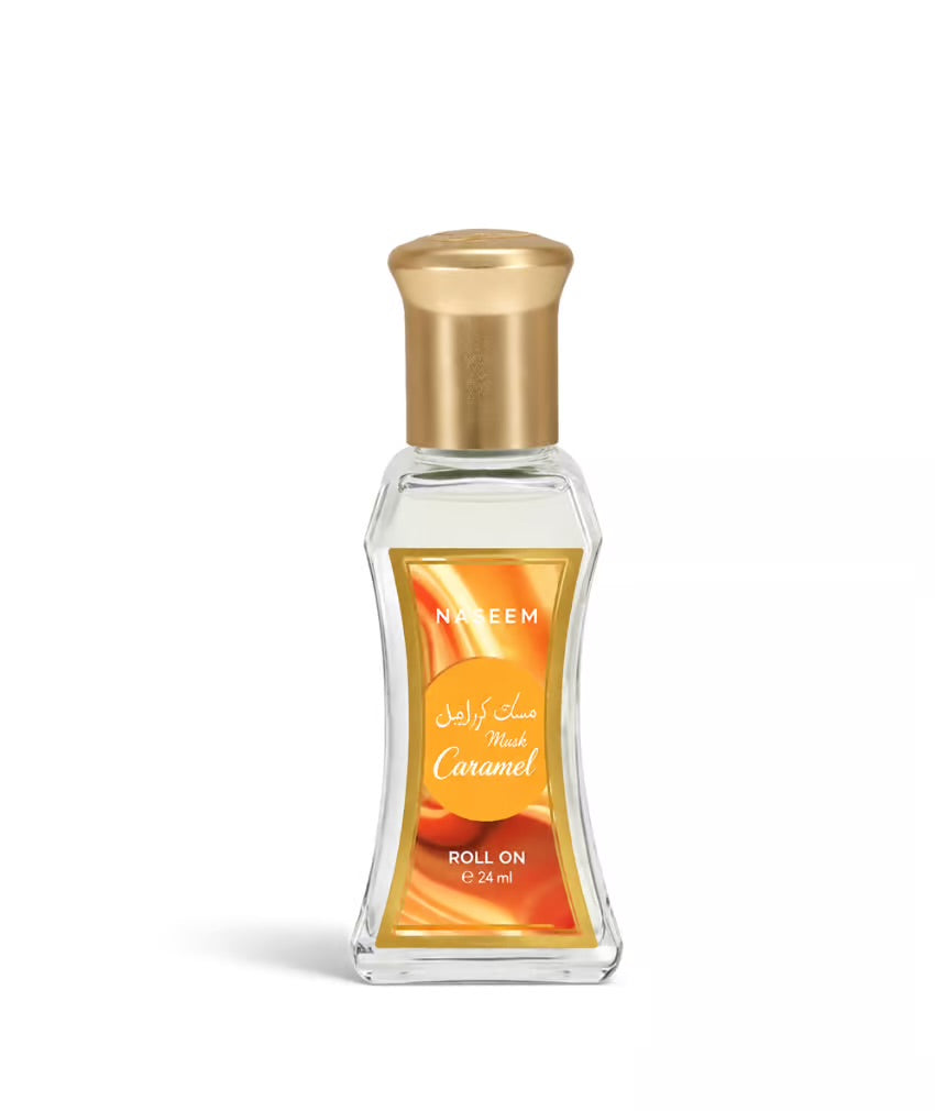 caramel oil fragrance roll on 24 ml - by naseem