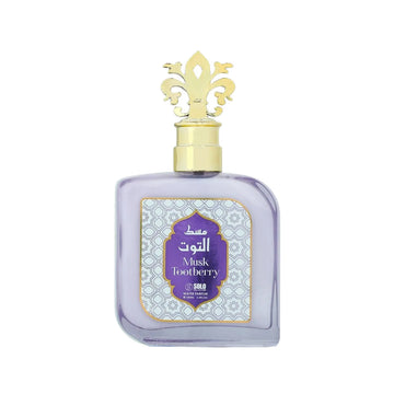 musk tootberry non alcoholic perfume 100 ml - solo musk collection by hamidi