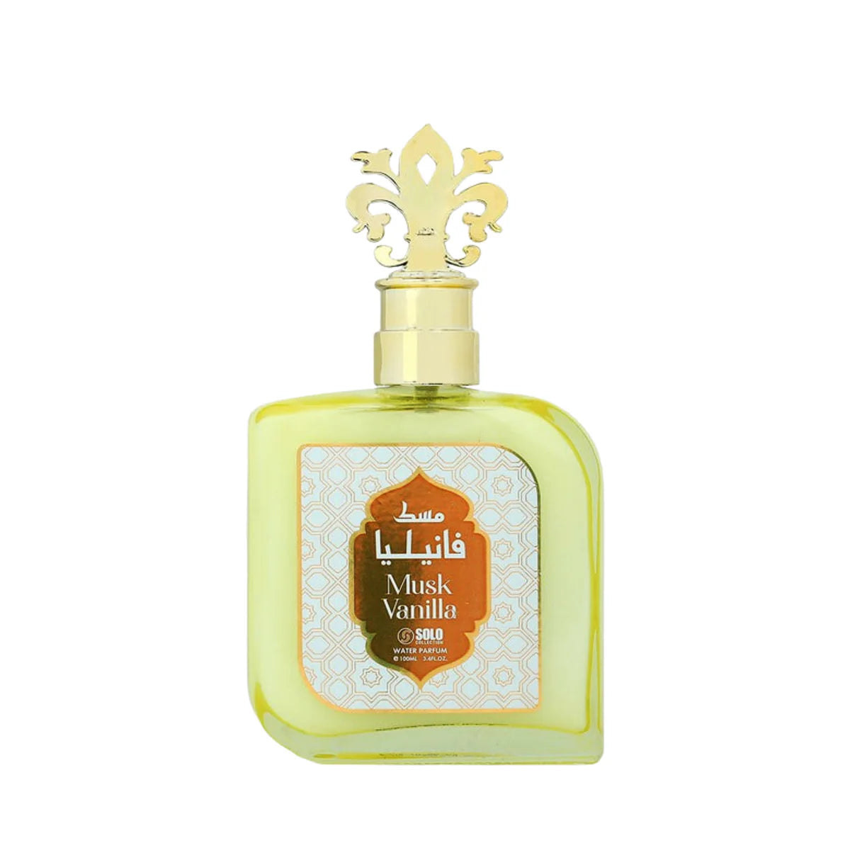 musk vanilia non alcoholic perfume 100 ml - solo musk collection by hamidi