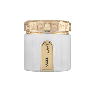 ASEEL Non Alcoholic Bakhoor Muattar  50 GM - Golden Collection By Hamidi