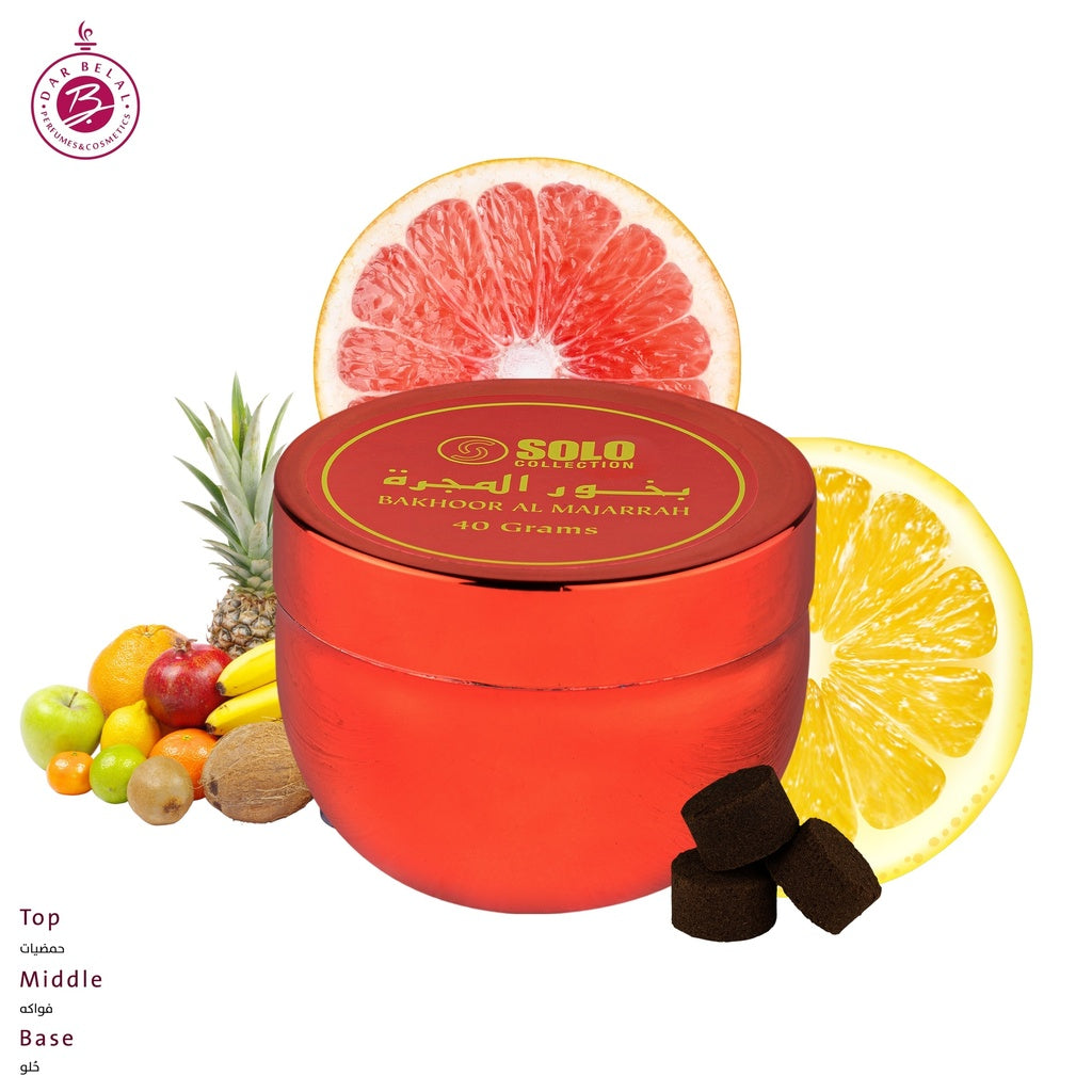 Al Majarrah Non Alcoholic Bakhoor Tablets  40 GM - Solo Collection By Hamidi