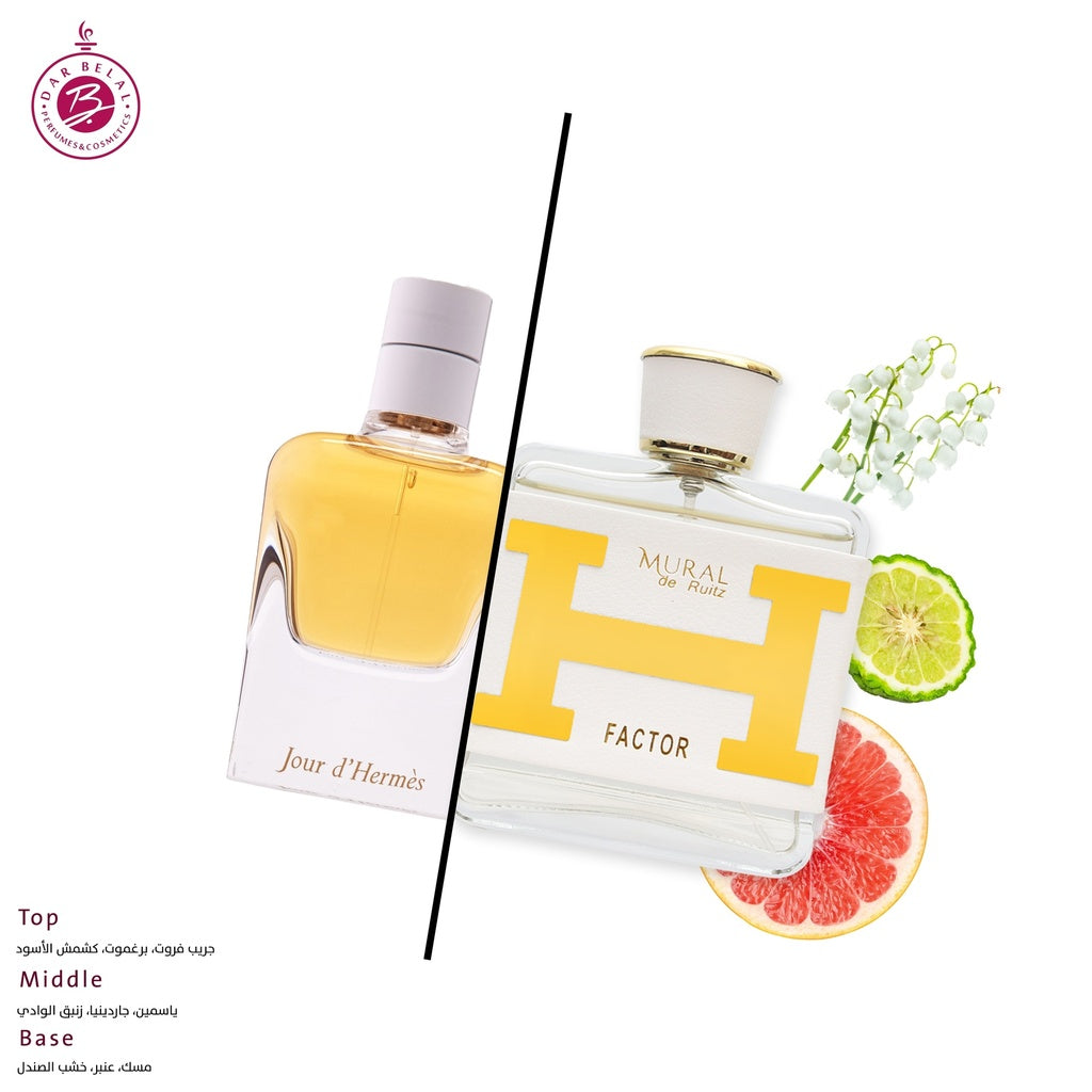 TESTER H Factor White Perfume Tester  100 ML -  By Mural De Ruitz