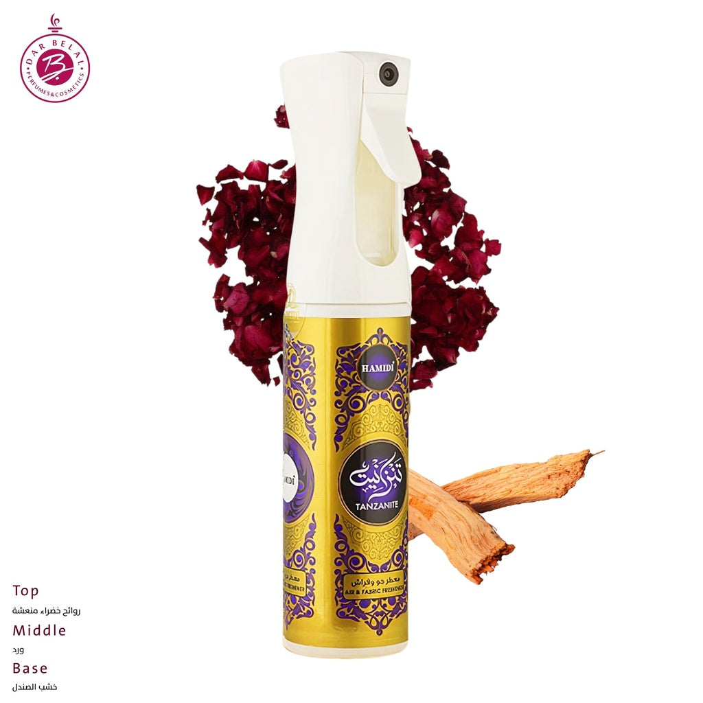 Tanzanite Non Alcoholic Home Freshener  320 ML - Mechanism Collection By Hamidi