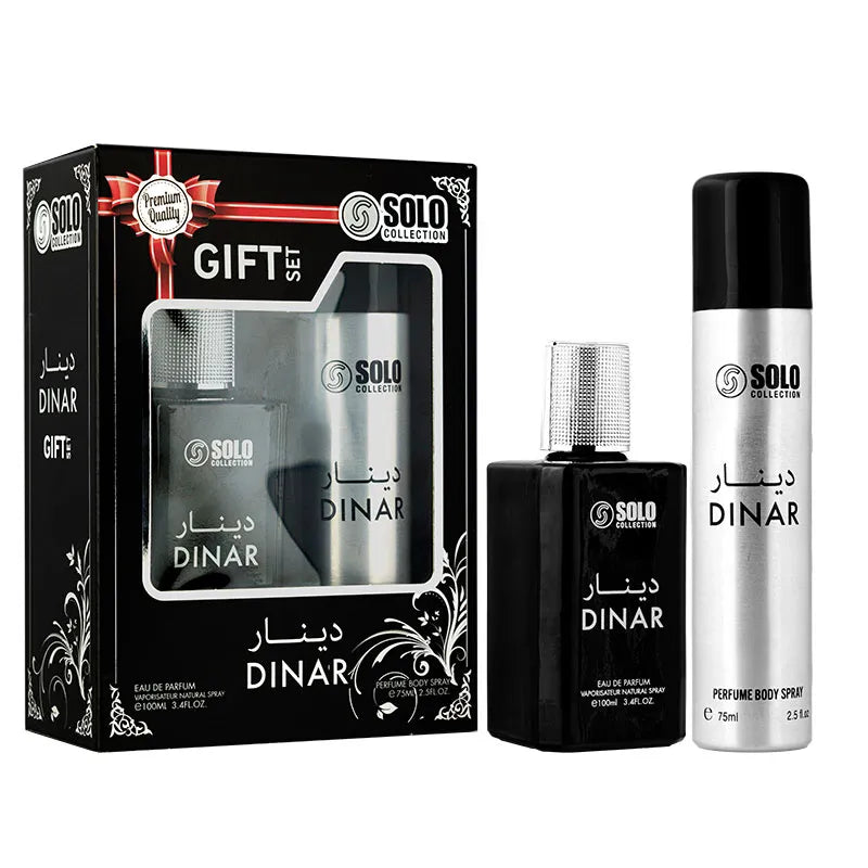 DINAR Non Alcoholic Gift Set  2 PCS - Solo Collection By Hamidi