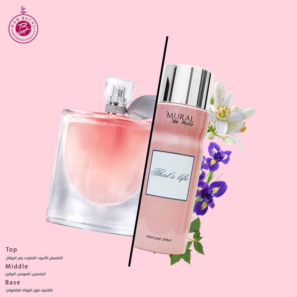 That's Life Deodorant Perfumed Body Spray  200 ML -  By Mural De Ruitz