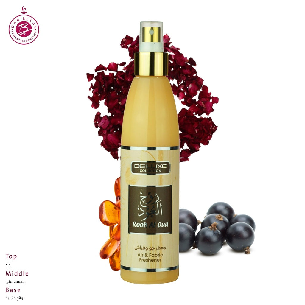 Rooh Al Oud Non Alcoholic Home Freshener  250 ML - Deluxe Collection By Hamidi