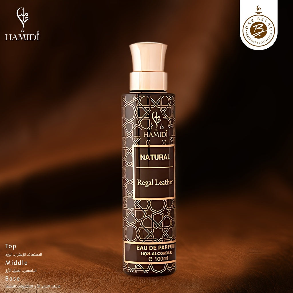 Regal LeAather Non Alcoholic Perfume  100 ML - Natural Collection By Hamidi