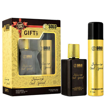 SPECIAL Non Alcoholic Gift Set  2 PCS - Solo Collection By Hamidi