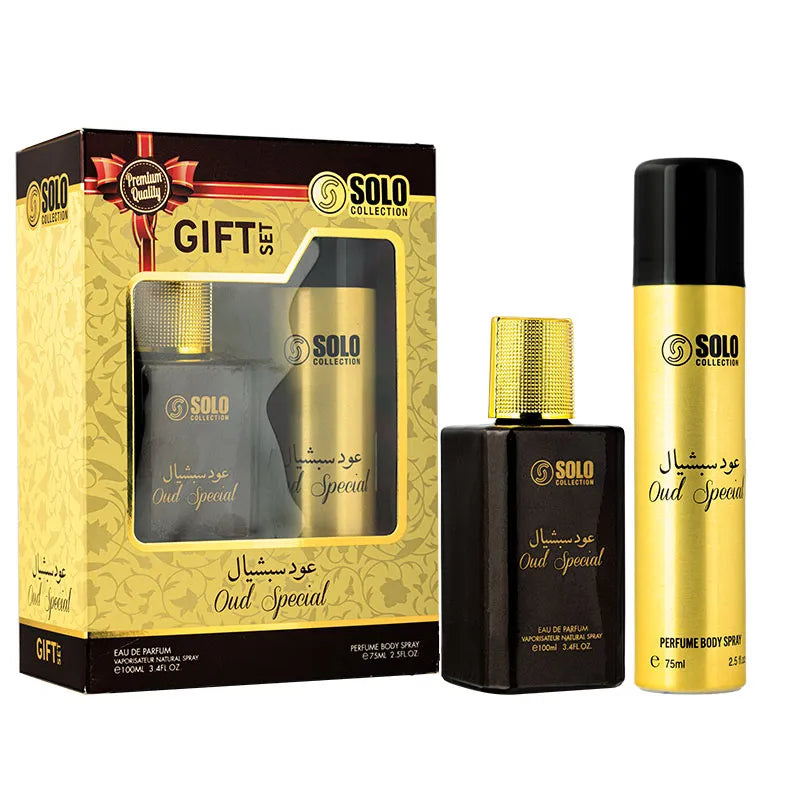 SPECIAL Non Alcoholic Gift Set  2 PCS - Solo Collection By Hamidi