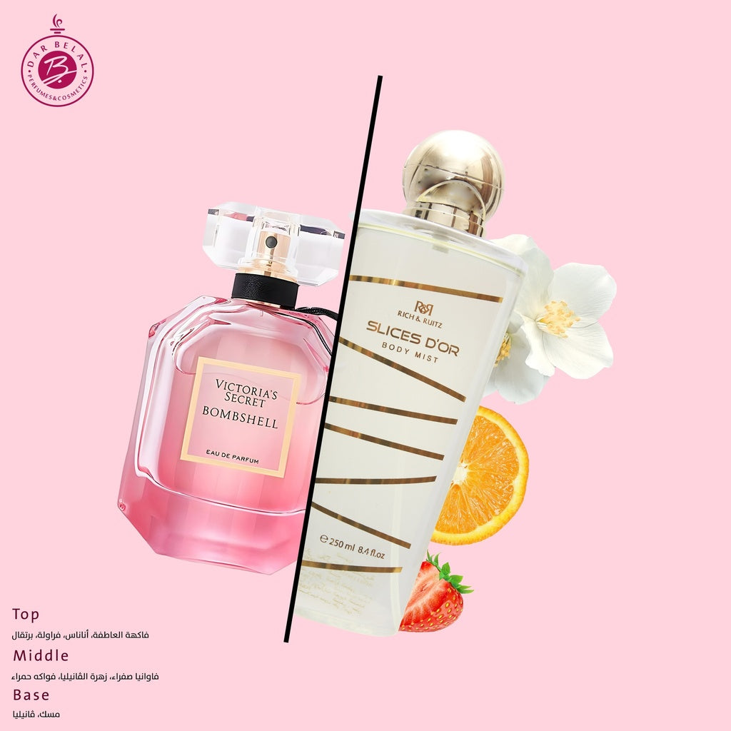 Slices D'Or Body Mist  250 ML -  By Rich & Ruitz