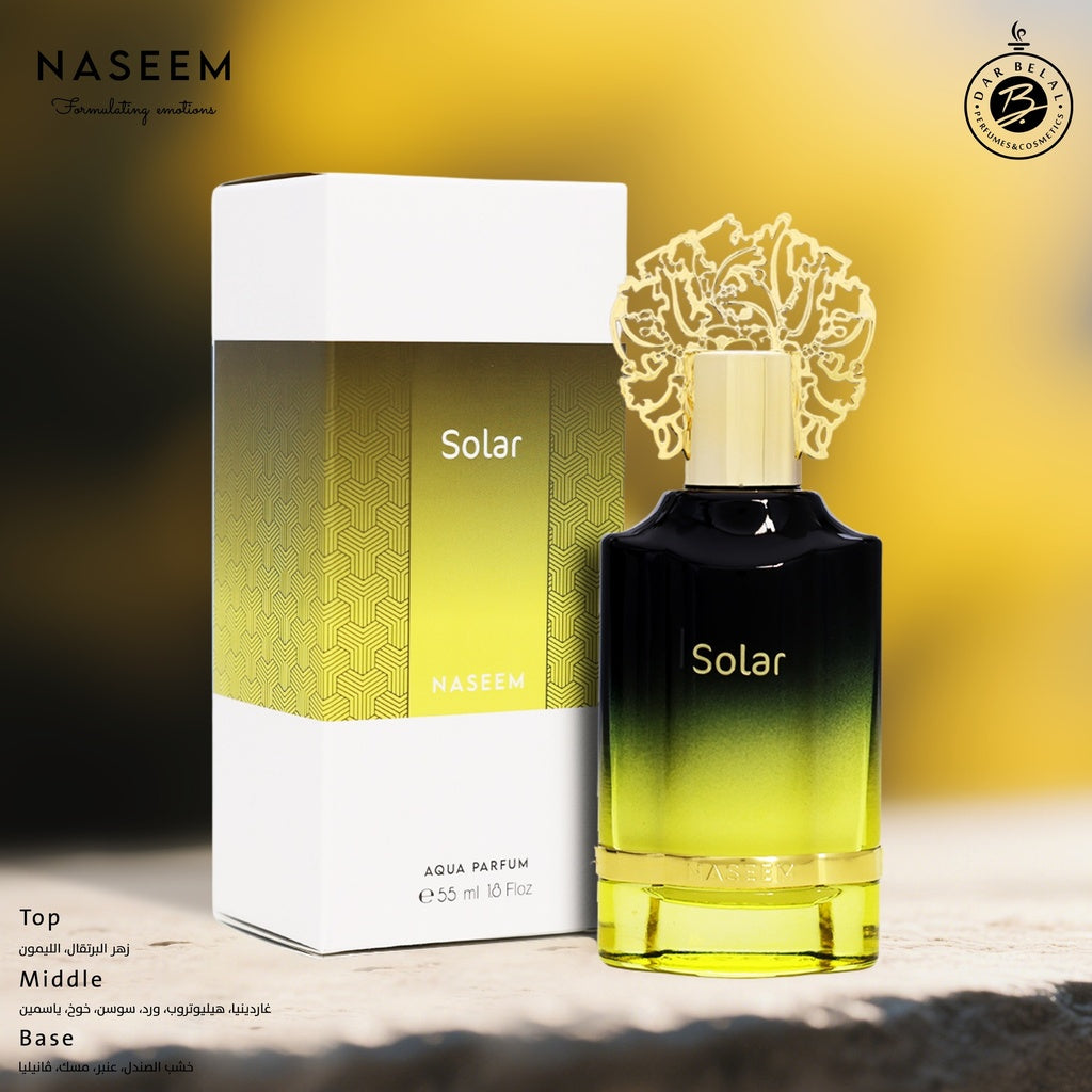 Solar Non Alcoholic Perfume  55 ML - Luxe Collection By Naseem