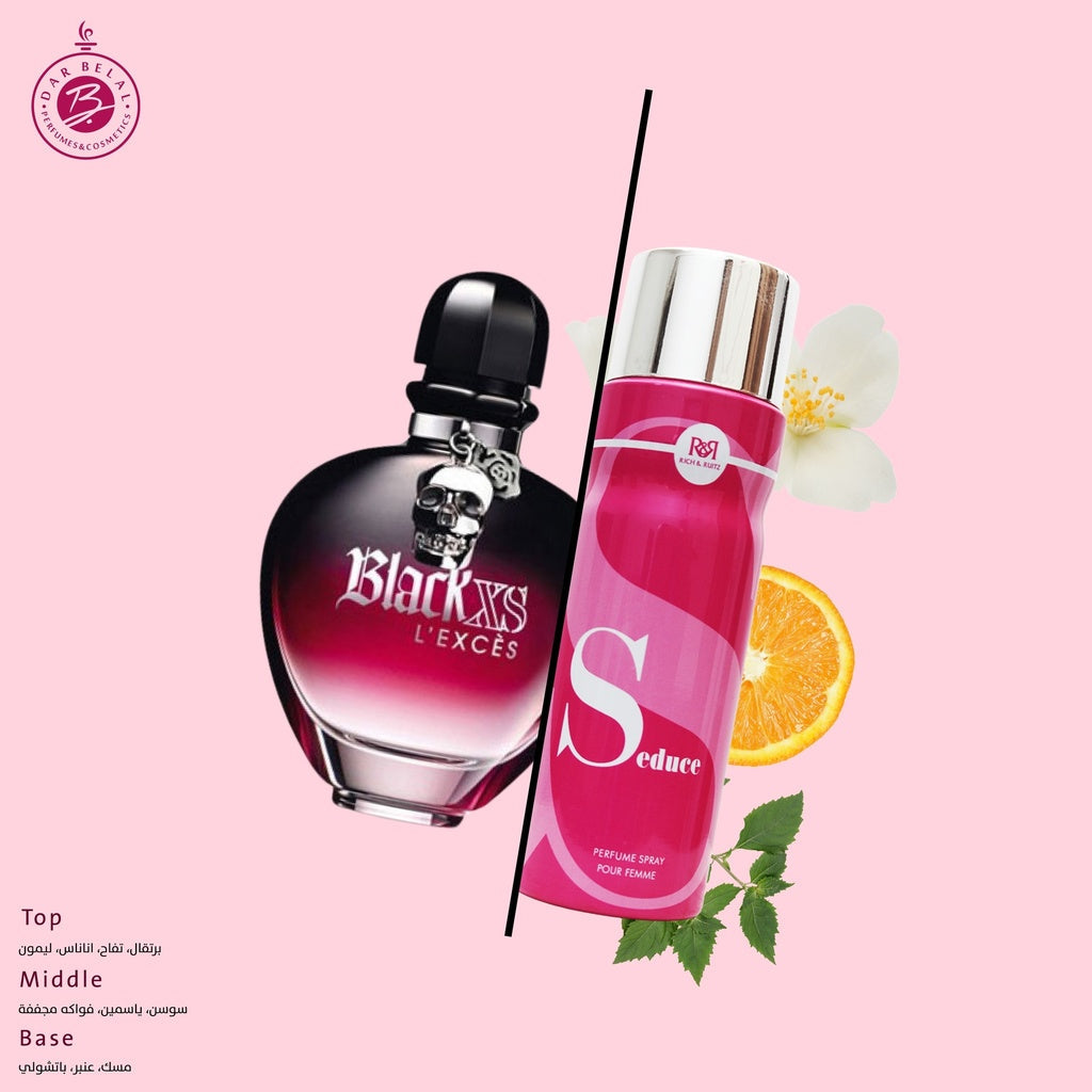 Seduce Pink Deodorant Perfumed Body Spray  200 ML -  By Rich & Ruitz