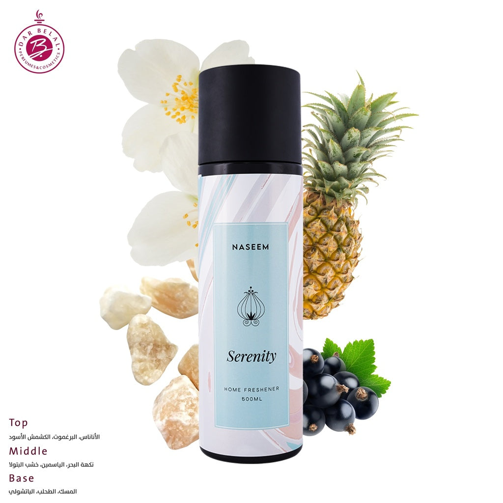 Serenity Non Alcoholic Home Freshener  500 ML - Luxurious Collection By Naseem