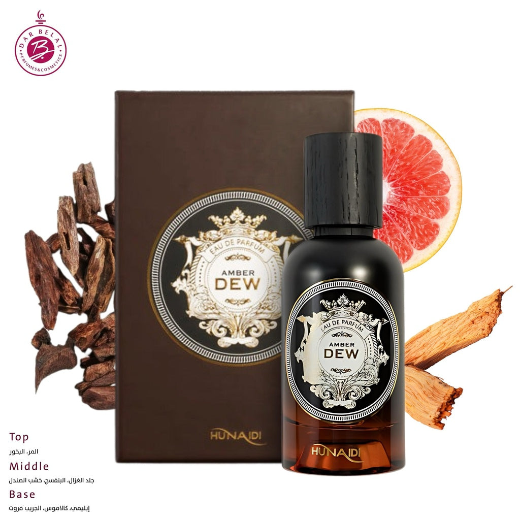 AMBER DEW Perfume  100 ML - Premium Collection By Hunaidi