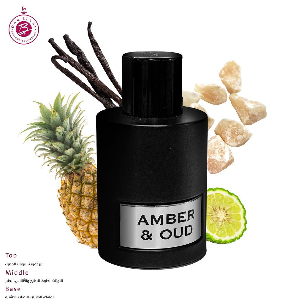 AMBER & OUD Perfume  100 ML - AMBER COLLECTION By SAINT MARIO LOUIS