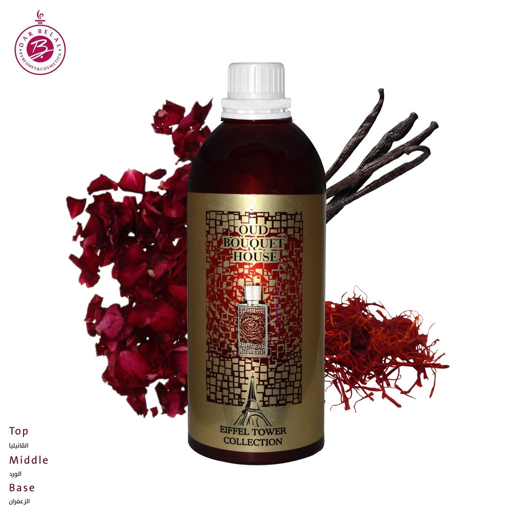 OUD Bcuquet Oil Fragrance Aluminium Package  1 KG -  By Eiffel Tower