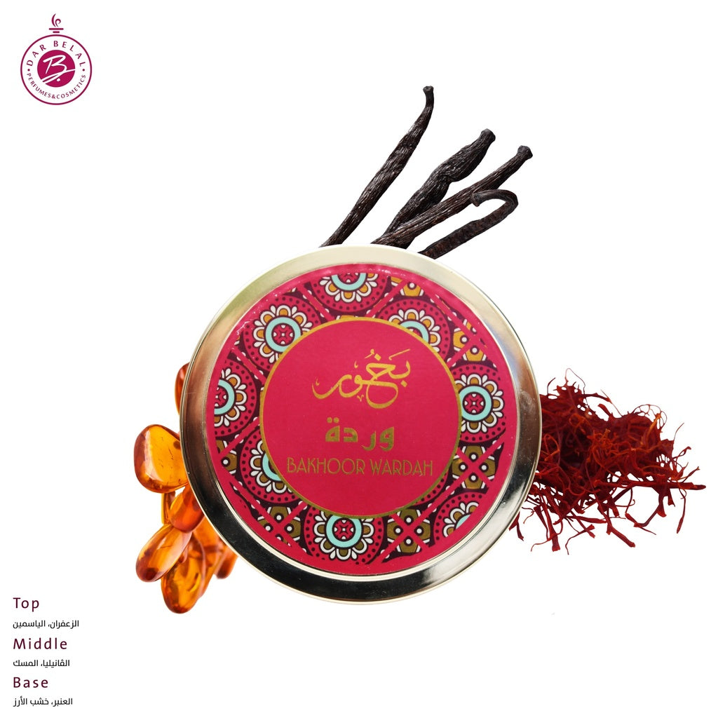 Warda Non Alcoholic Bakhoor Tablets  55 GM - Deluxe Collection By Hamidi