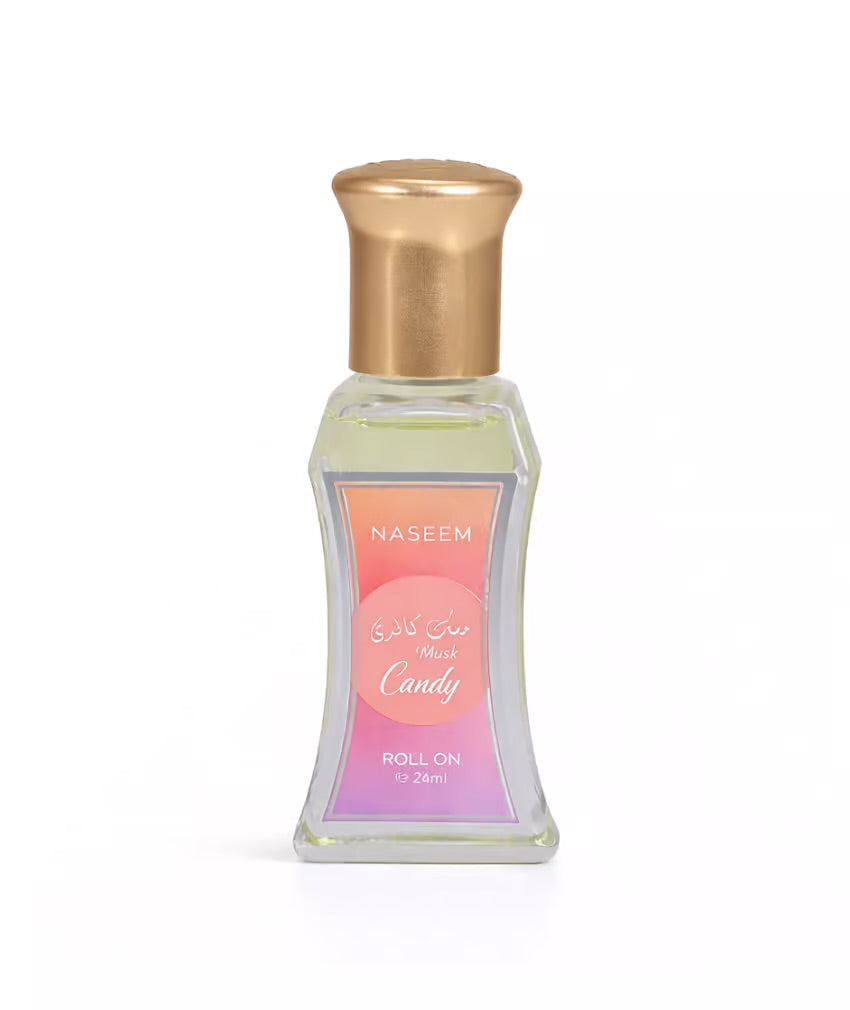 candy oil fragrance roll on 24 ml - by naseem