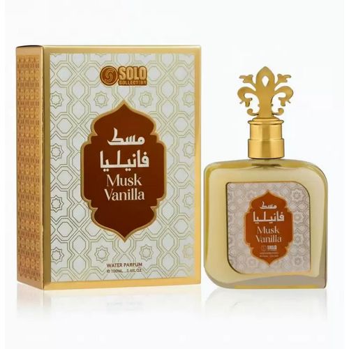 musk vanilia non alcoholic perfume 100 ml - solo musk collection by hamidi