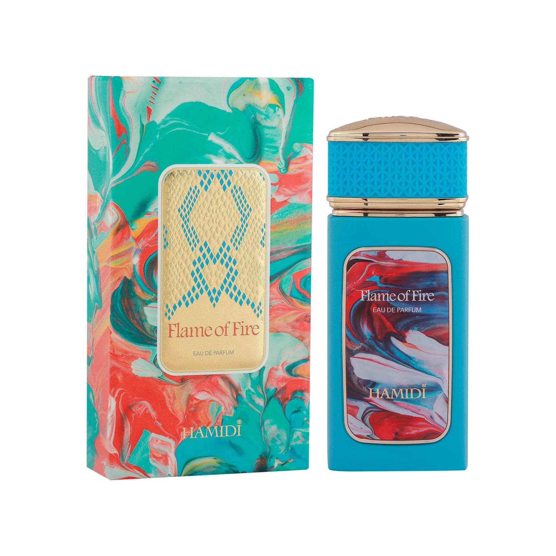 FLAME OF FIRE Non Alcoholic Perfume  100 ML - Gourmand Collection By Hamidi