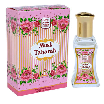 musk tahara oil fragrance roll on 24 ml - by naseem