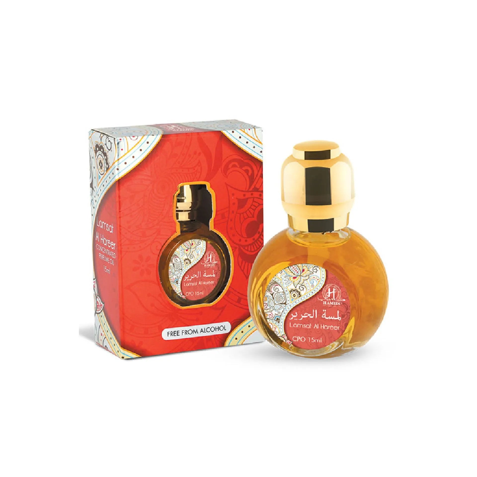 LAMSAT HAREER Oil Fragrance Stick  15 ML - Round Collection By Hamidi