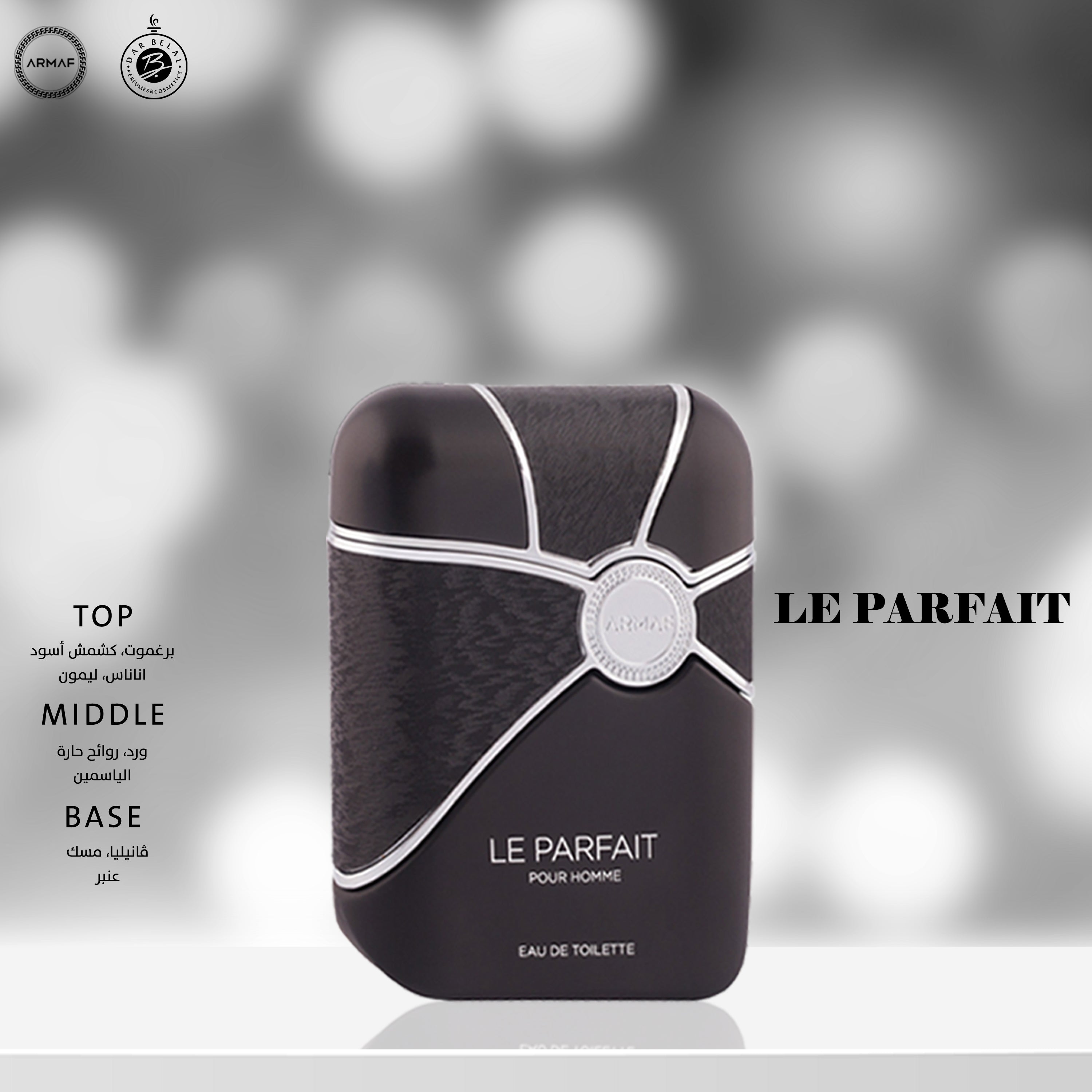 Le Parfait Black Perfume  100 ML - Le Parfait Collection By Armaf