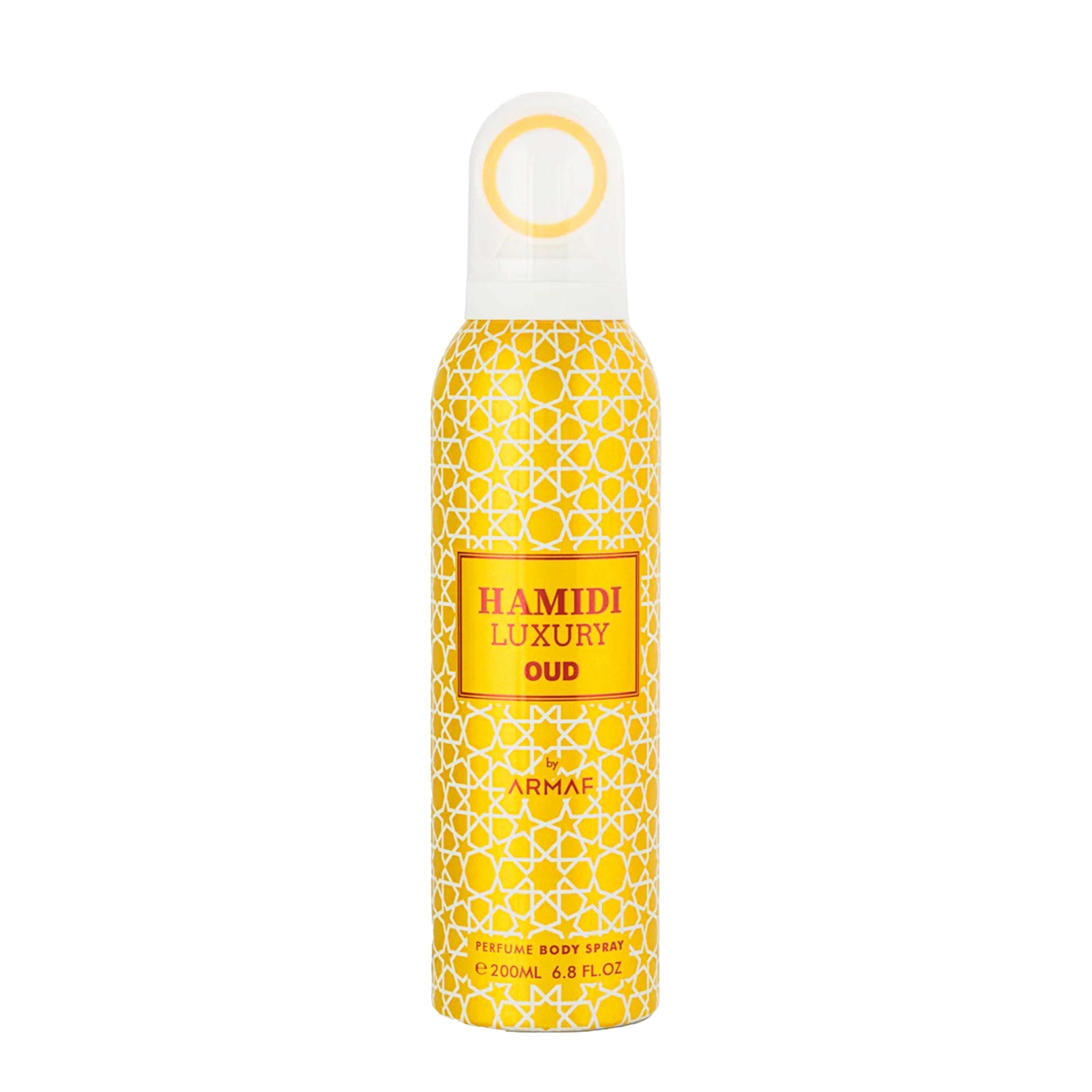 Oud Non Alcoholic Deodrant Perfumed Body Spray  200 ML - Luxury Collection By Hamidi