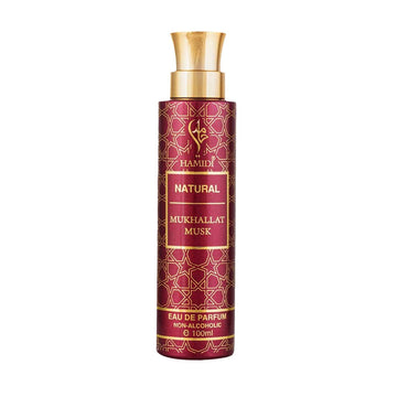 Mukhallat Musk Non Alcoholic Perfume  100 ML - Natural Collection By Hamidi