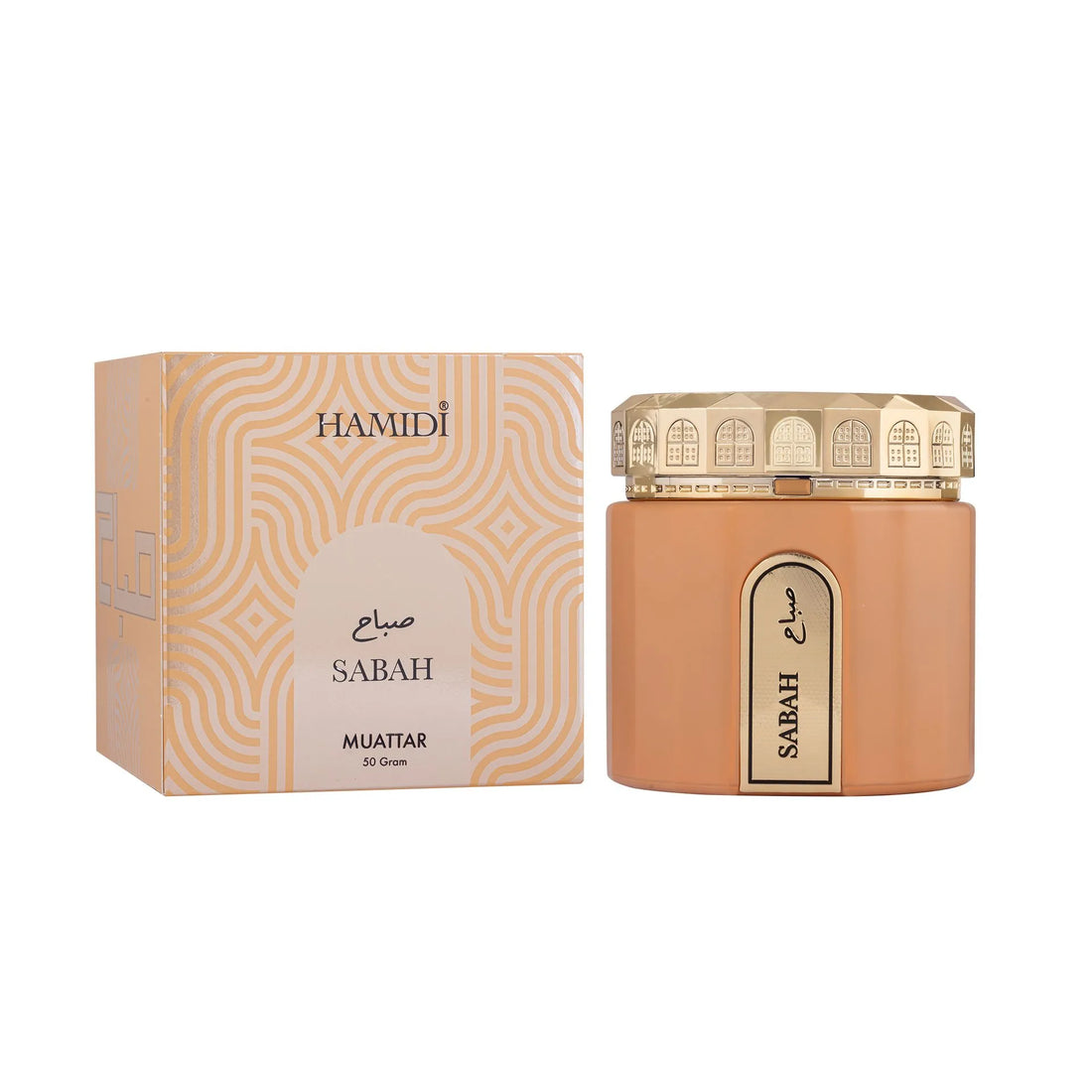 SABAH Non Alcoholic Bakhoor Muattar  50 GM - Golden Collection By Hamidi