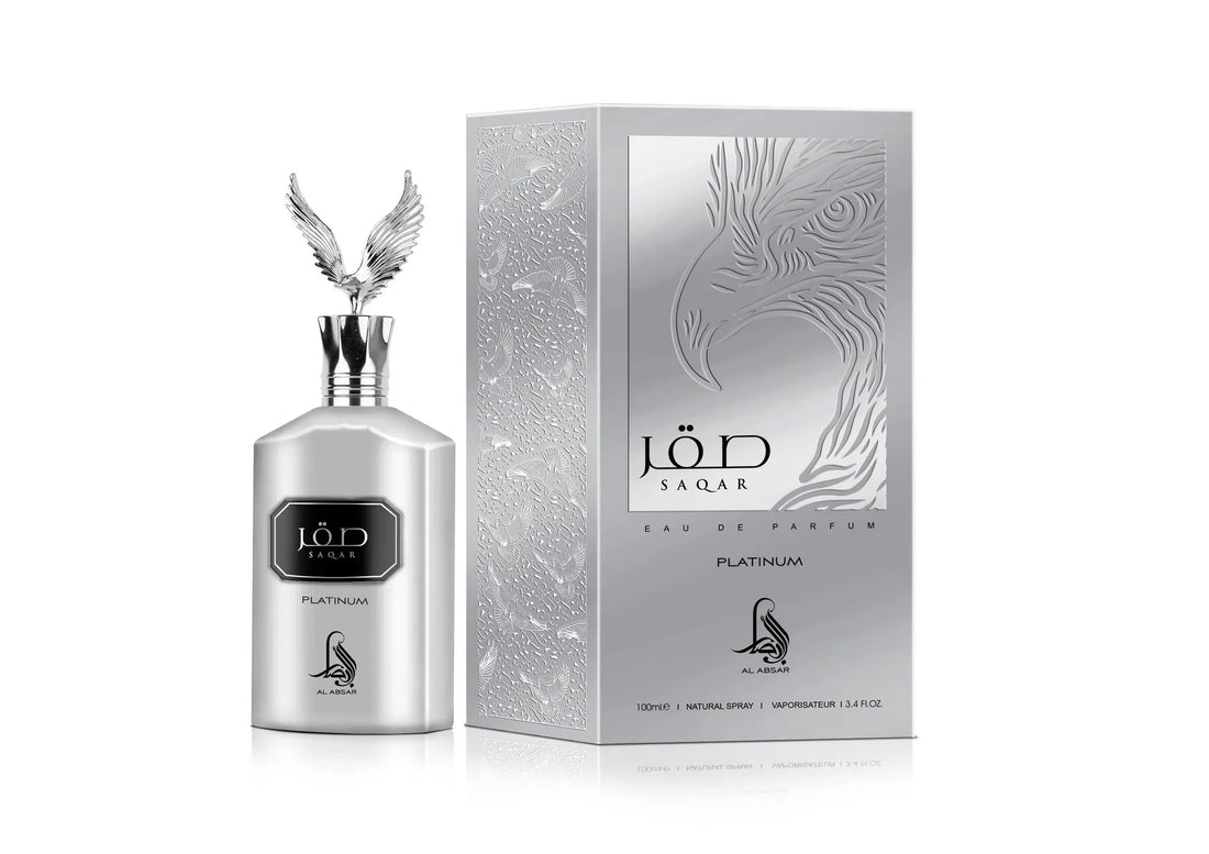 Saqar Platinum Perfume  100 ML - Saqar Collection By AL ABSAR