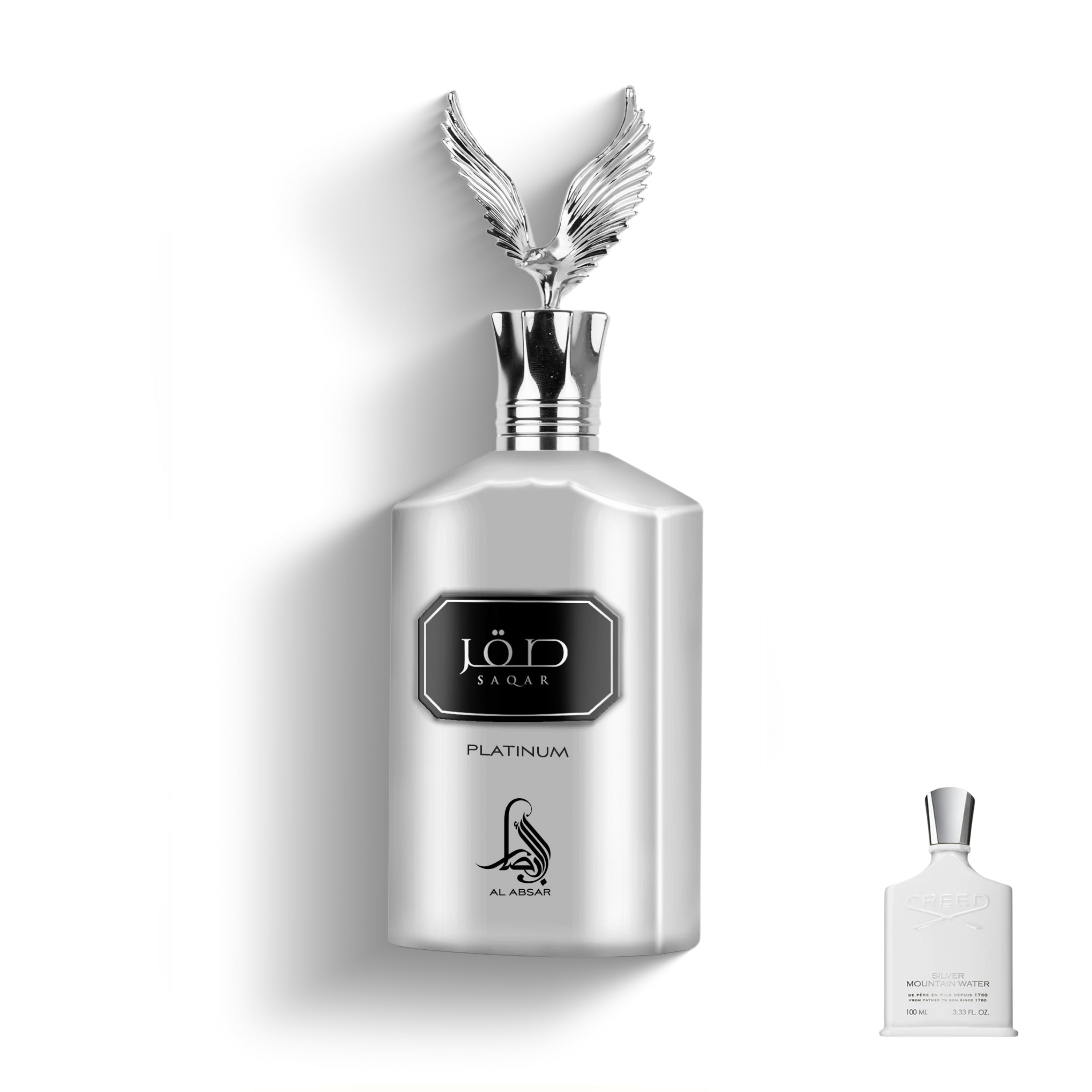 Saqar Platinum Perfume  100 ML - Saqar Collection By AL ABSAR