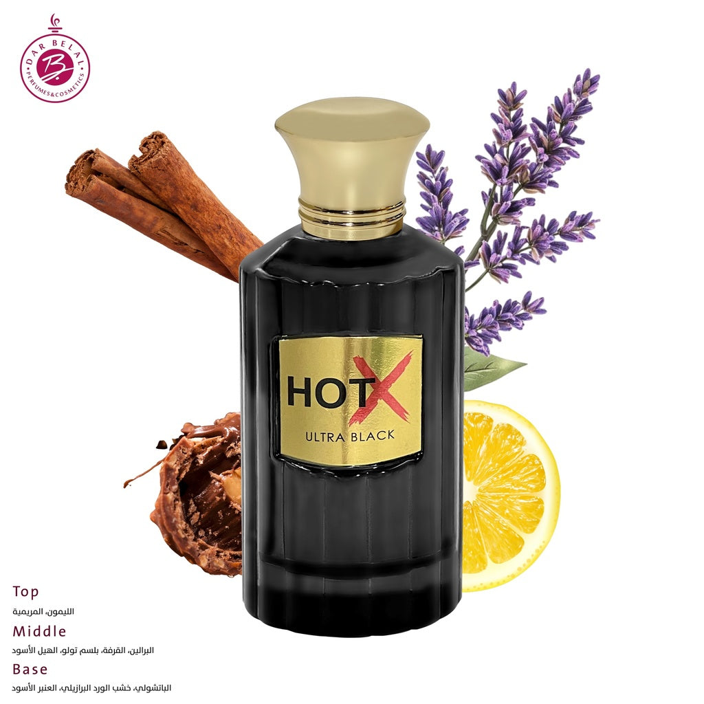 ULTRA BLACK Perfume  100 ML - HOT X COLLECTION By Bernard Dimitri