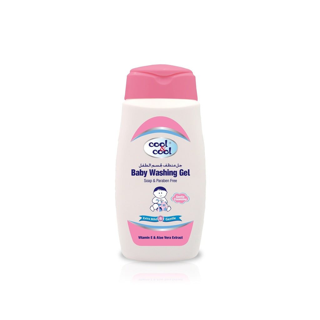 With Vitamine E & Aleo Vera Baby Washing Gel  250 ML -  By Cool&Cool