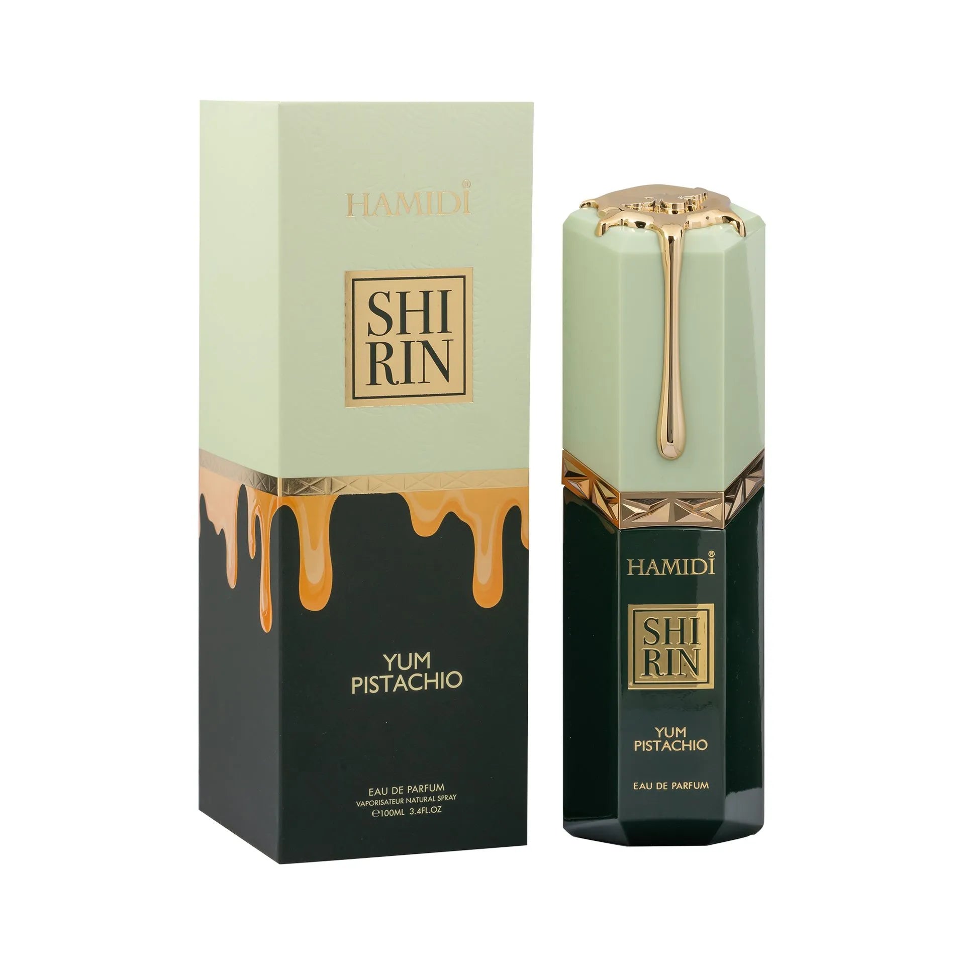 SHIRIN YUM PISTACHIO Non Alcoholic Perfume  100 ML - Melted Collection By Hamidi